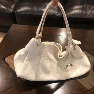 Long side leather purse